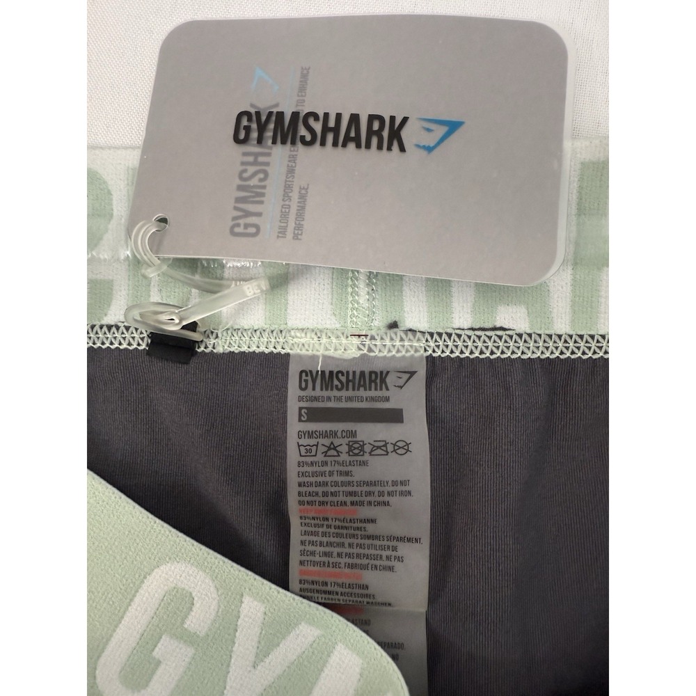 NWT Gymshark Cropped Leggings Charcoal Womens Size S - Picture 3 of 7